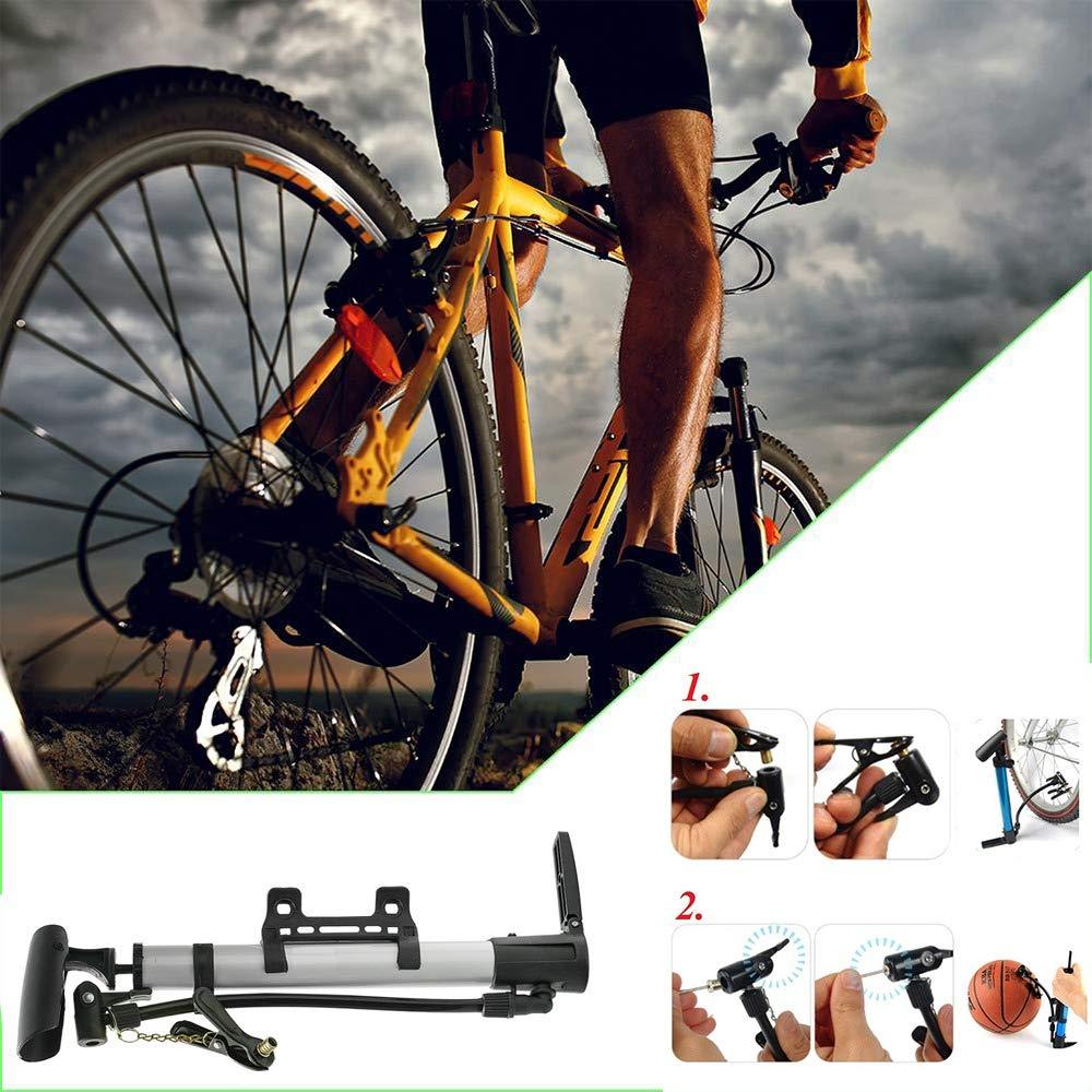Aluminum Mini Bicycle Air Pump (Multicolor) Aluminum Mini Bicycle Air Pump (Multicolor)